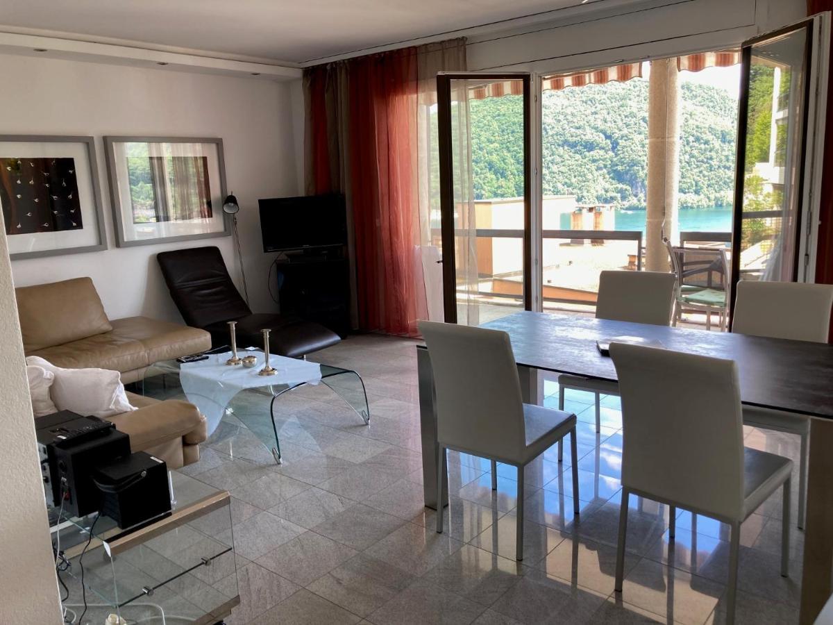 Appartement Novotna Ponte Tresa Eksteriør billede